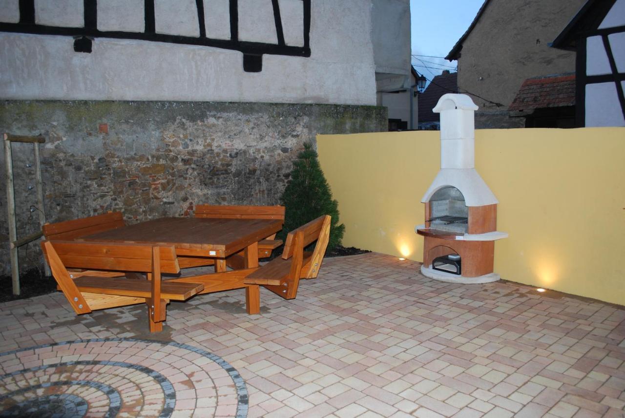 Maison A Colombage De 1602 Wintzenheim Buitenkant foto